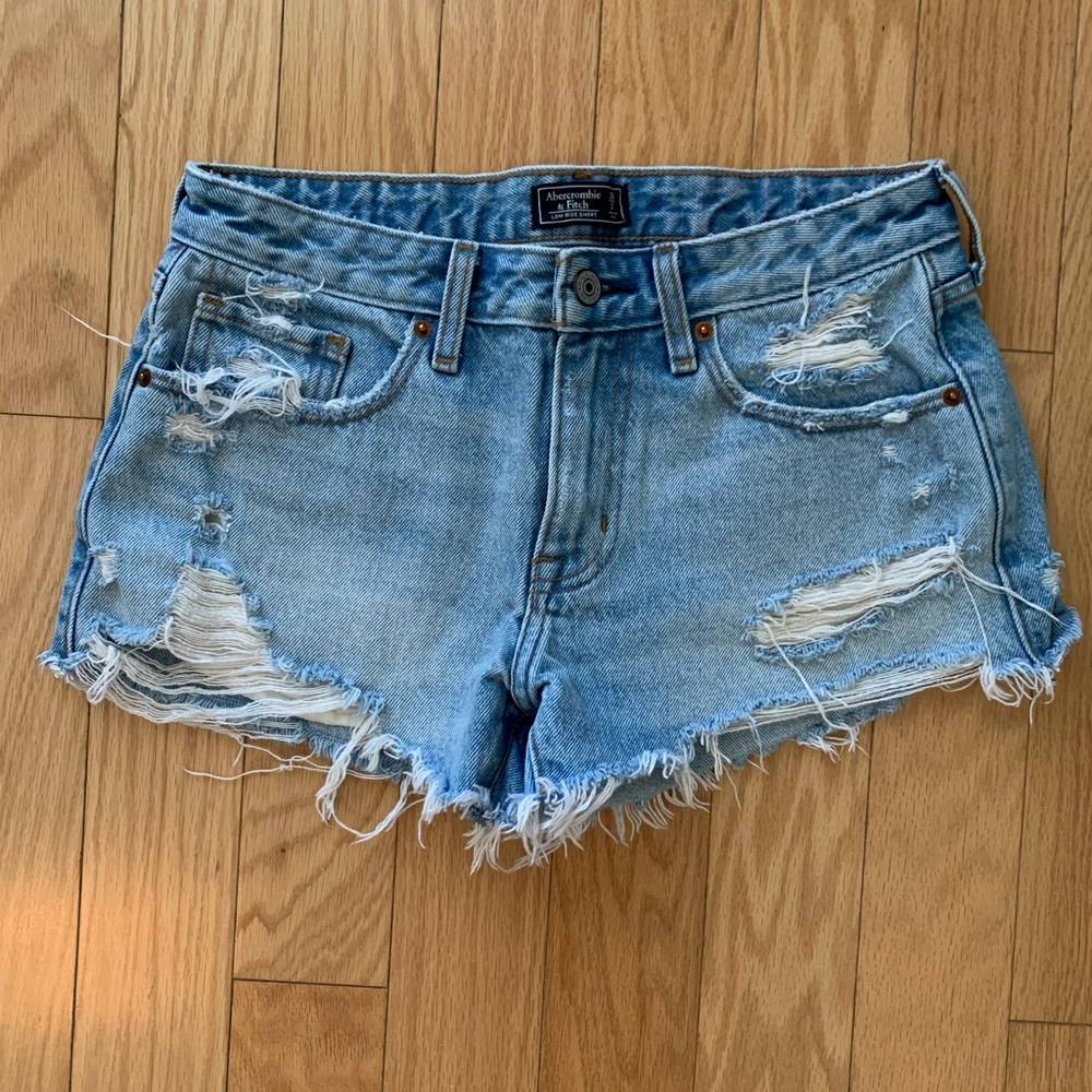 Abercrombie jean shorts